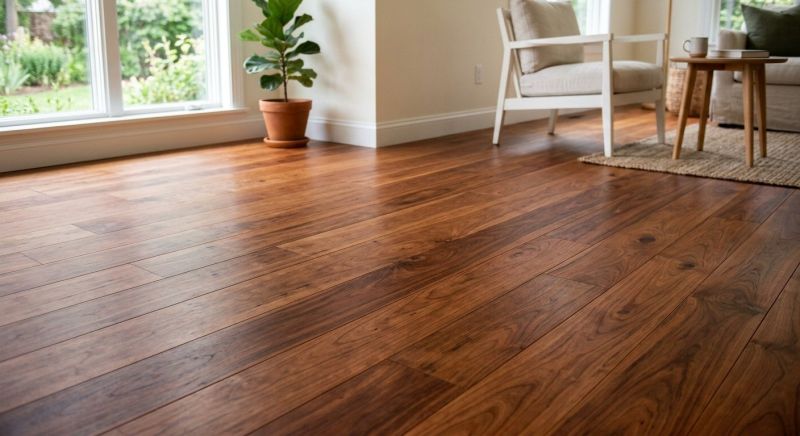 Cherry Floor Installation in Brookline, MA