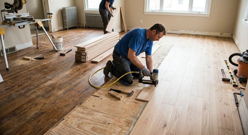 Finished Floor Installation in Middlesex County, MA