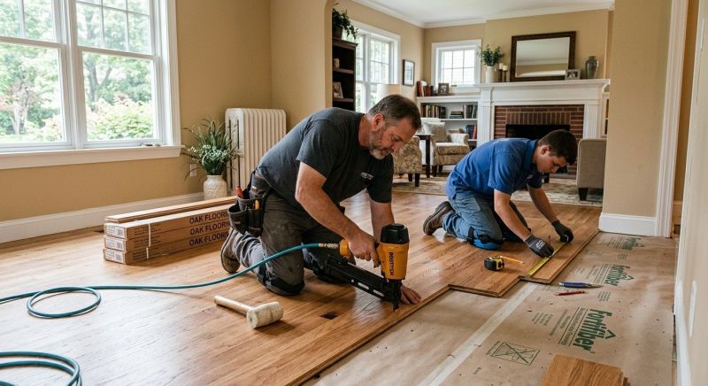 Hardwood Floor Installation in Billerica, MA