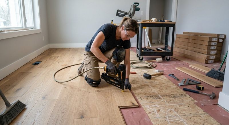 Hardwood Floor Installation in Medford, MA