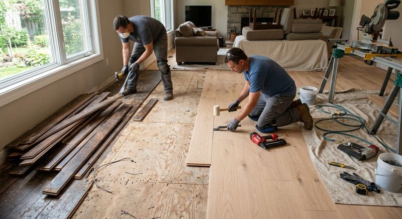 Hardwood Replacement in Abington, MA