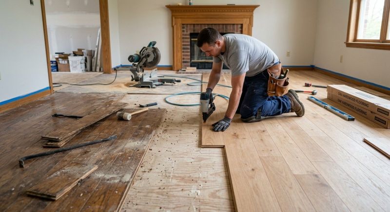 Hardwood Replacement in Andover, MA