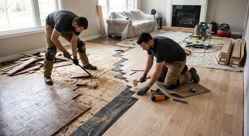 Hardwood Replacement in Hingham, MA