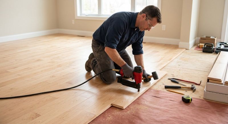 Maple Flooring Installation in Middlesex County, MA