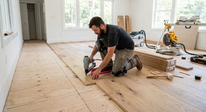 Oak Floor Installation in East Weymouth, MA