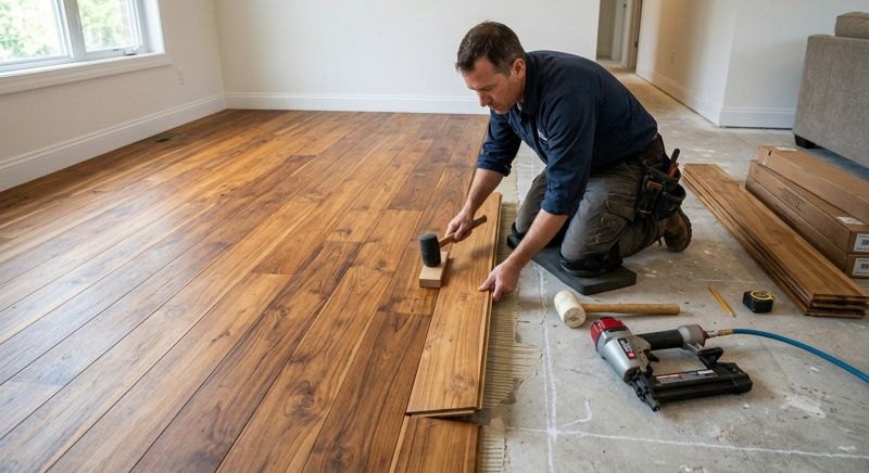 Teak Flooring Installation in Middlesex County, MA