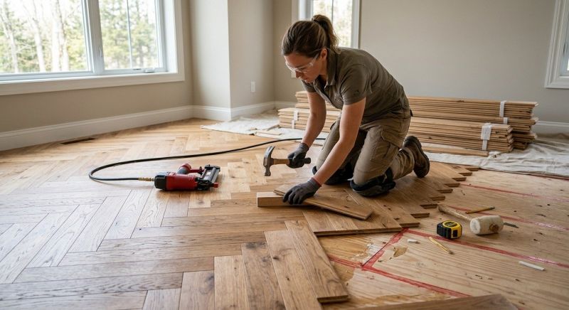 Wood Flooring Installation in Andover, MA